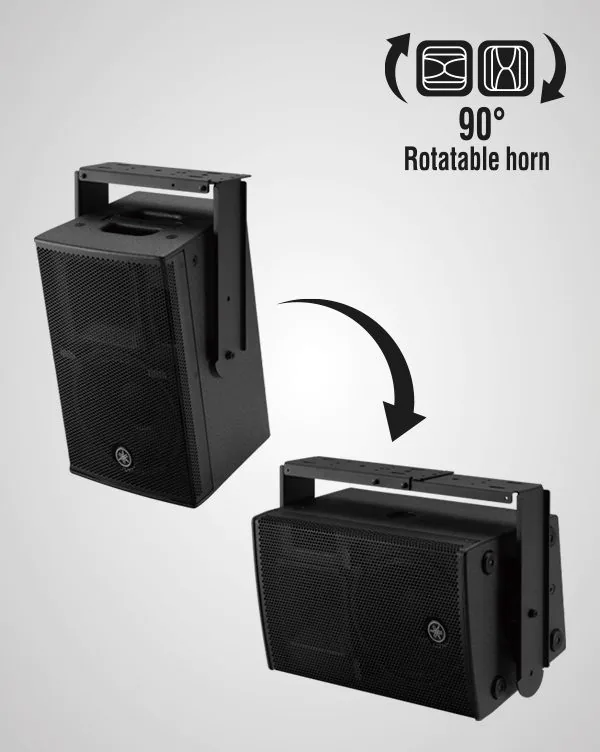 Yamaha DHR10: Rotatable HF Horn & Optional U-bracket (UB-DXRDHR10)